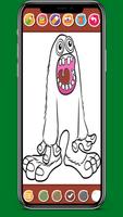 Mammott Monsters coloring book скриншот 2