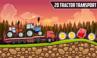 2D Tractor Transport Truck Sim poster