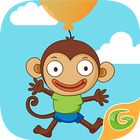 Monkey Balloon Pop Rescue icône