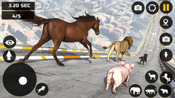 Animal Race Game Epic Fun Race Poster