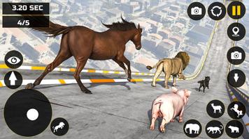 Animal Race: Racing Game 2023 постер