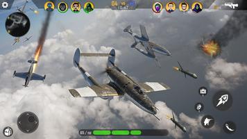 Sky Combat Fighter Jet Games screenshot 1