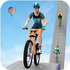 Cascades de vélo BMX : jeu de icône