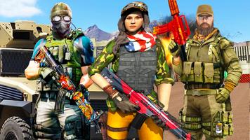 Real Commando Strike Gun Jeux capture d'écran 2