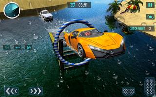 Poster Water Car Surfing Stunt