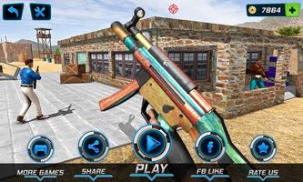 Combat Shooter Game: Gun Games Affiche