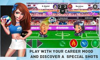 Football Game-Head Soccer 2 ; 3D Football Strike syot layar 1