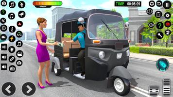 Auto Game: Rickshaw Driving 3D poster