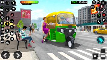 Auto Game: Rickshaw Driving 3D screenshot 1