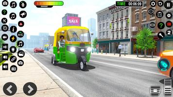 Auto Game: Rickshaw Driving 3D screenshot 2