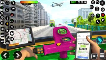 Auto Game: Rickshaw Driving 3D screenshot 3