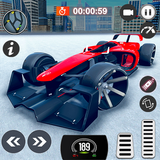jeu de voiture de formule 3D icône
