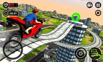 Roof MotorBike Stunts Rider 3D 截圖 2