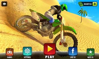 Offroad Moto Bike Hill Rider Affiche