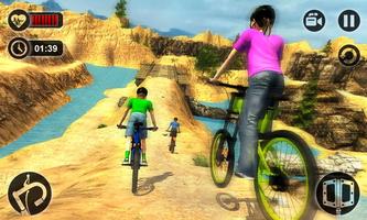 پوستر Mountain Climb Bicycle Rider