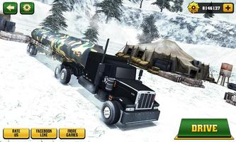 Army Oil Truck Hill Transport-poster