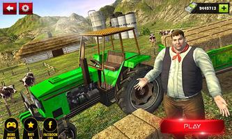 Offroad Traktor Farmer Simulat Plakat