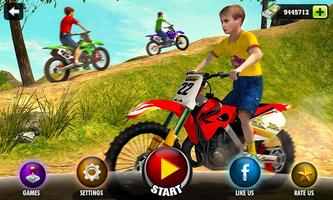 پوستر Kids Downhill Mountain Motorbi