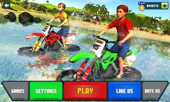 Water Surfer Motorbike Racing الملصق