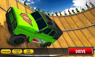 Well of Death Jeep Stunt Rider الملصق