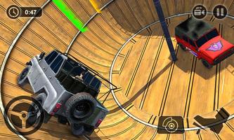 Well of Death Jeep Stunt Rider تصوير الشاشة 1