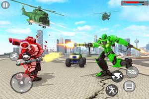 US Army Monster Truck Transform Robot Shooting скриншот 3