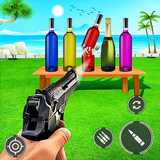 Real 3D Bottle Shooting Game icône