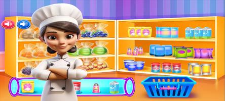 Poster game cooking candy decoration