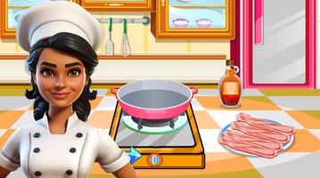 game cooking pancakes poster
