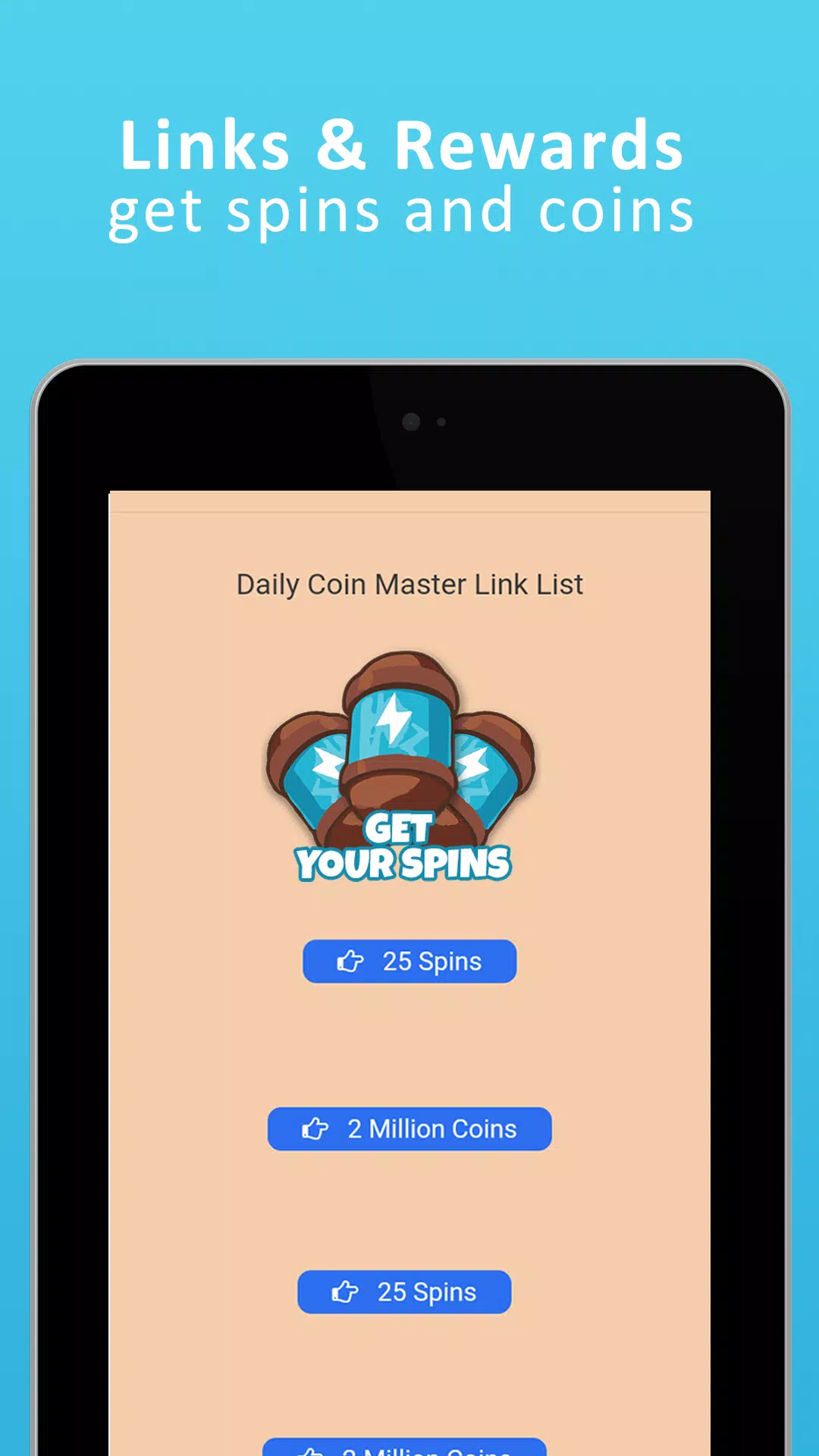 Download do APK de Giros para Prêmios e links de Coin Master para Android