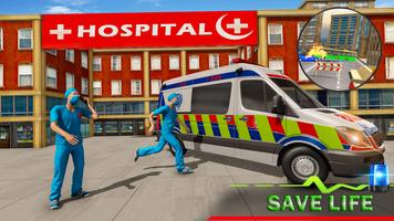 Emergency City Ambulance Games Plakat