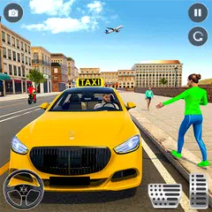 Verrückt Wagen Taxi Simulator XAPK Herunterladen