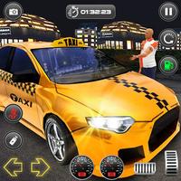 Crazy Car Taxi Simulator پوسٹر