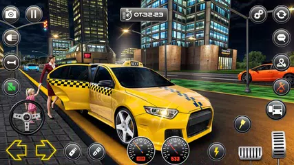 Verrückt Wagen Taxi Simulator XAPK Herunterladen