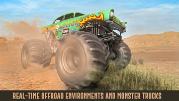 US Monster Truck Offroad Games پوسٹر