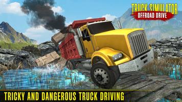 Truck Driver Offroad Sim imagem de tela 3