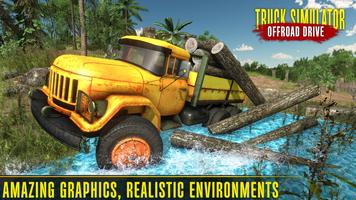 Truck Driver Offroad Sim Cartaz