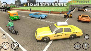 City Passenger Taxi Game imagem de tela 1
