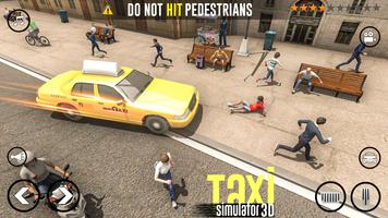 Taxi Sim 3D Car Taxi Simulator Affiche