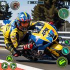 Icona giochi di moto da gara