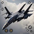 مقاتلة ألعاب الطائرات الحربية أيقونة