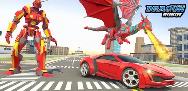 Flying Dragon Car Robot games
