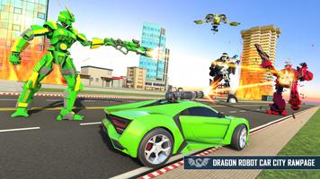 Flying Dragon Car Robot games screenshot 1