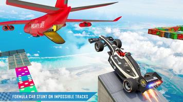 Formula Car Stunts Racing Game Affiche