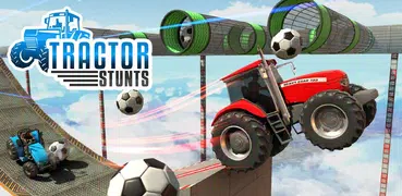 Mega Ramp - Tractor Stunt Game