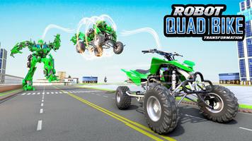 Quad Transform Robot Car Games poster