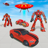 Space Robot Car Transform Game Zeichen