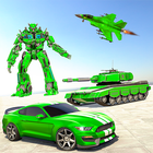 Multi Robot Tank Transform War أيقونة