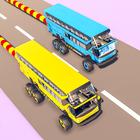 Crazy Car Towing Race 3D icono