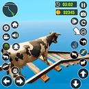 Epic Cow Ramp Rush Run Jeu APK